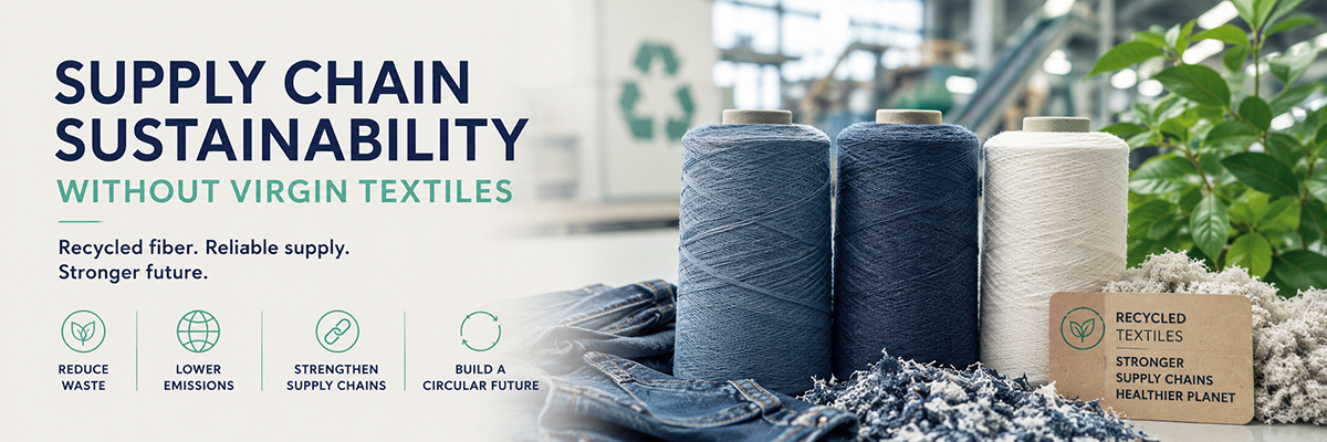 Textile Supply Chain Sustainability Without Virgin Textiles