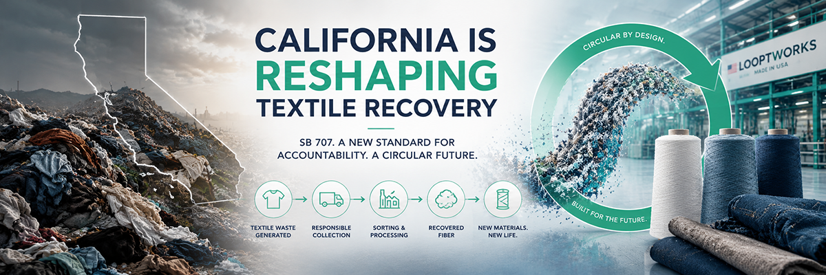 California SB707 is reshaping textile recovery, making brands responsible for the end of life of their products.