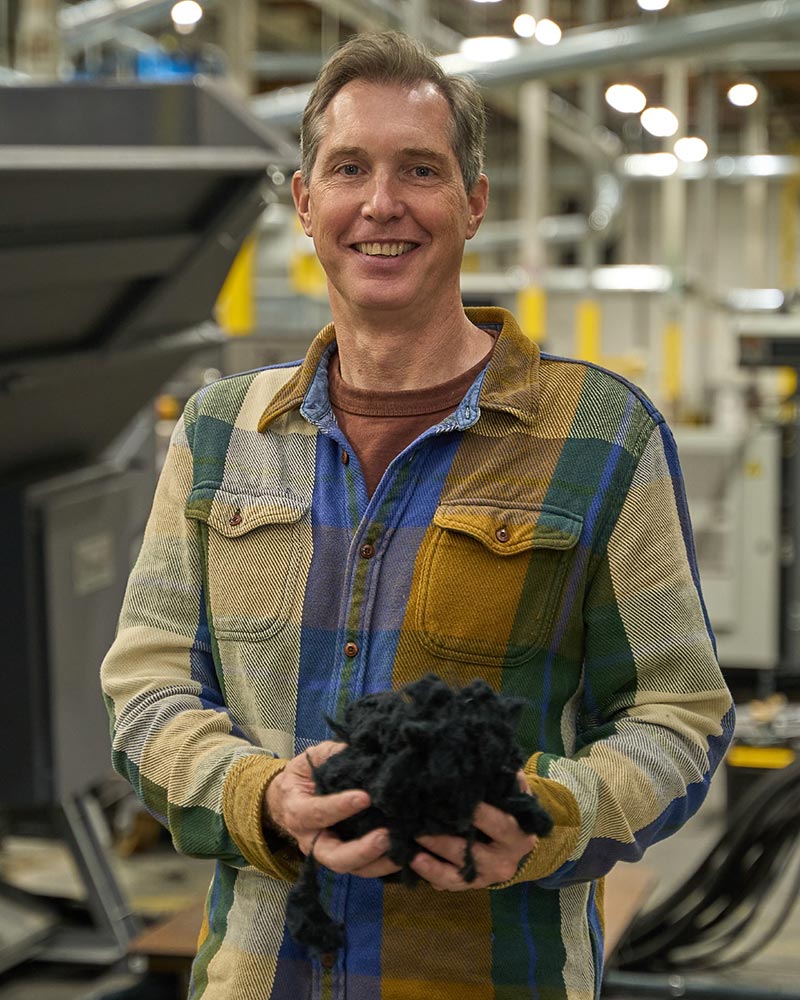 Scott Hamlin is Showing Looptworks Recycled Fiber