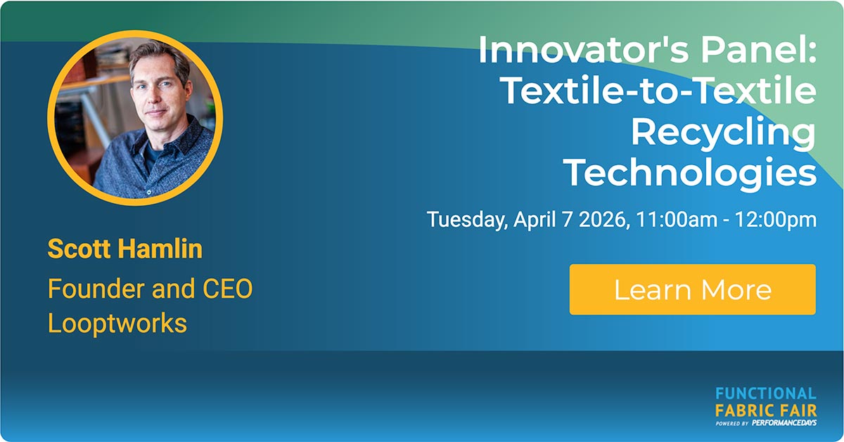1. Functional Fabric Fair Portland textile innovation event