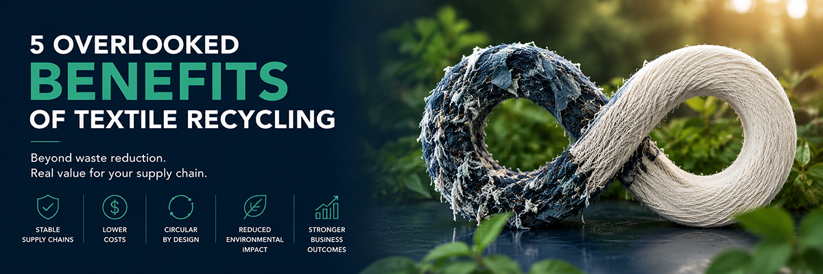 The five overlooked benefits of textile recycling.